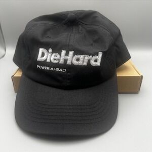 DieHard Power Ahead Advance Auto Parts Black Embroidered Baseball Cap Hat